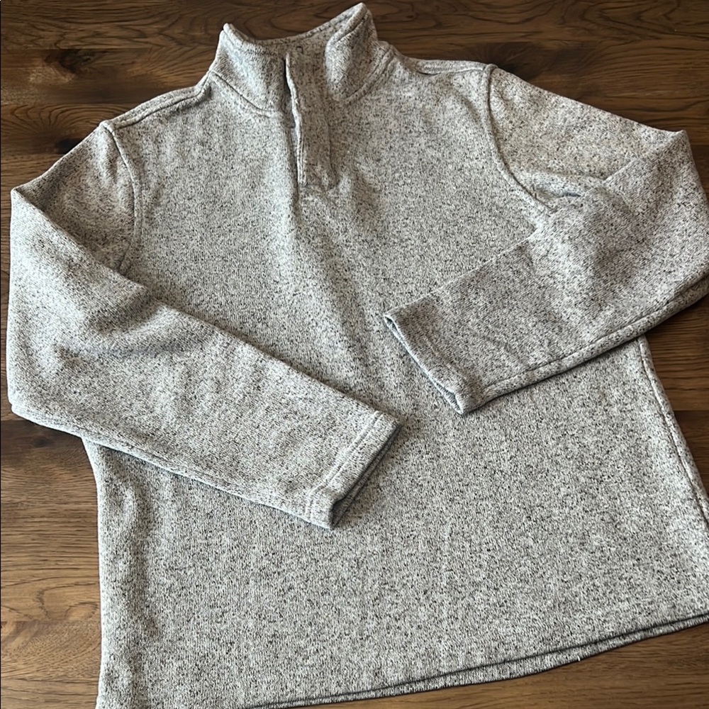 Beverly Hills Polo Club Men’s Gray 1/4 Zip Sweater Medium